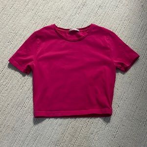 Hot pink Zara top!